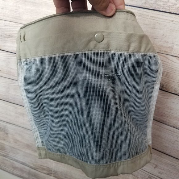 Vtg FLY FISHING VEST LARGE Academy Broadway Tactical Outdoor Vest Brown - Picture 5 of 8